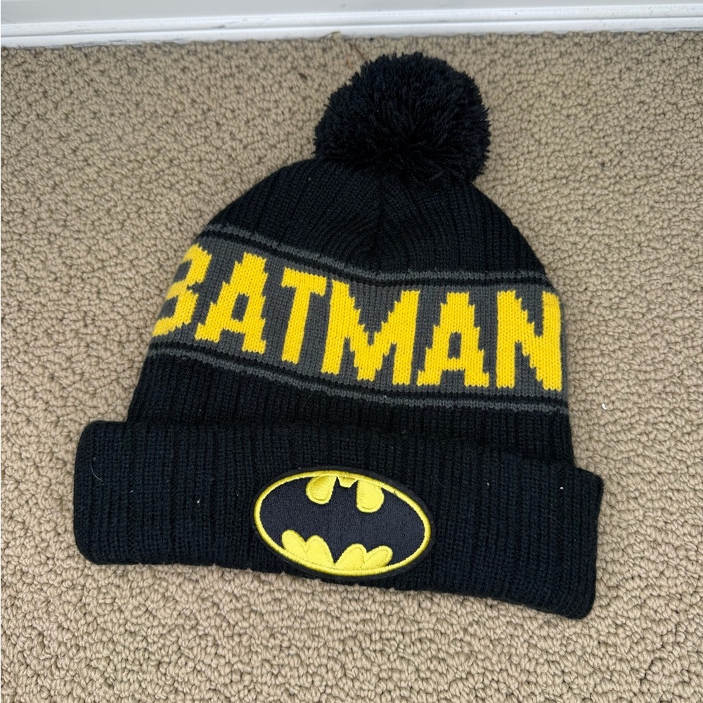 Batman DC Comics Superhero Beanie Cap Hat Pom Warm Winter